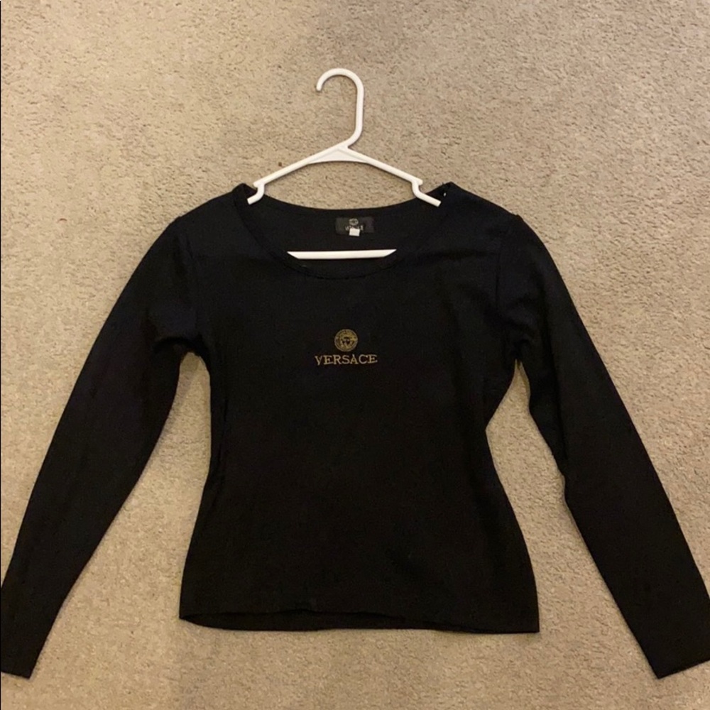 Vintage versace cropped long sleeve